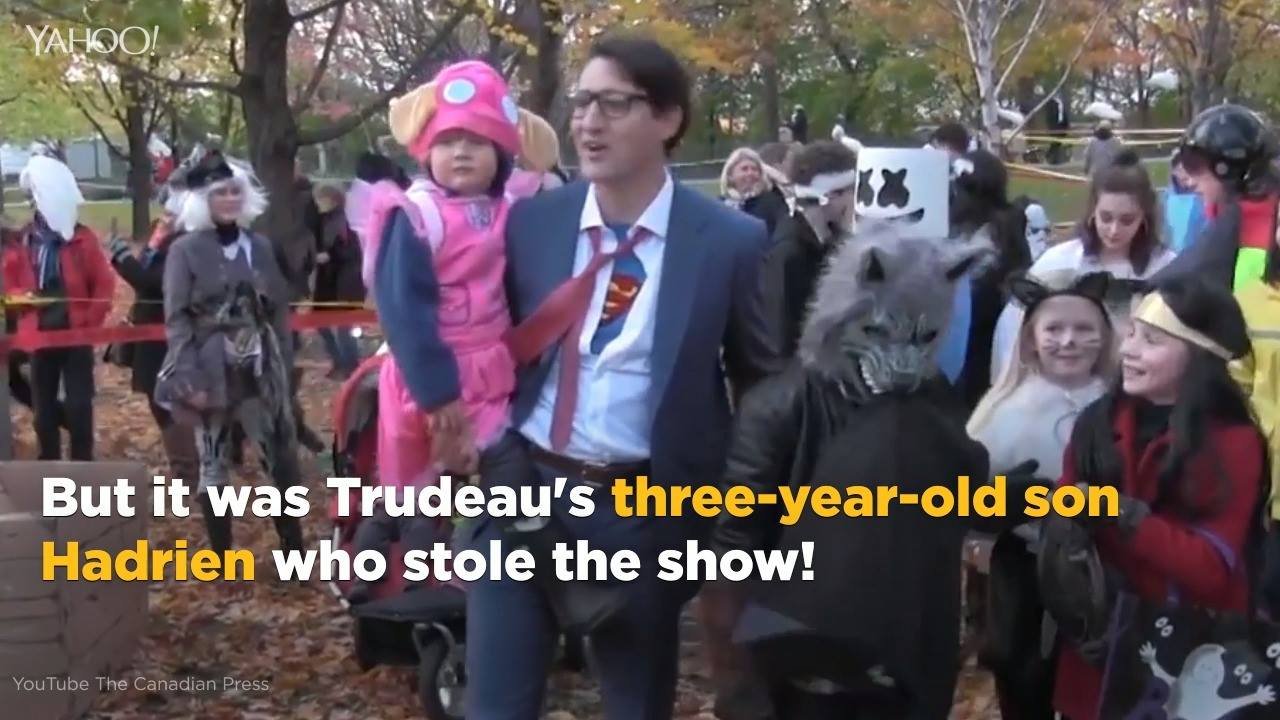 41K views · 578 reactions | Justin Trudeau's son Hadrien wore an adorable dress for Halloween... and not everyone is happy about it: http://bit.ly/2xMABzC | Yahoo Canada