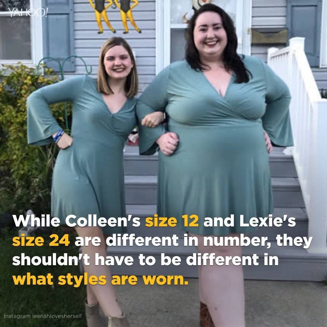357K views · 1K reactions | These two friends who are different sizes conducted an experiment to prove the same style looks great on anyone! http://bit.ly/2yHAB8v | Yahoo News