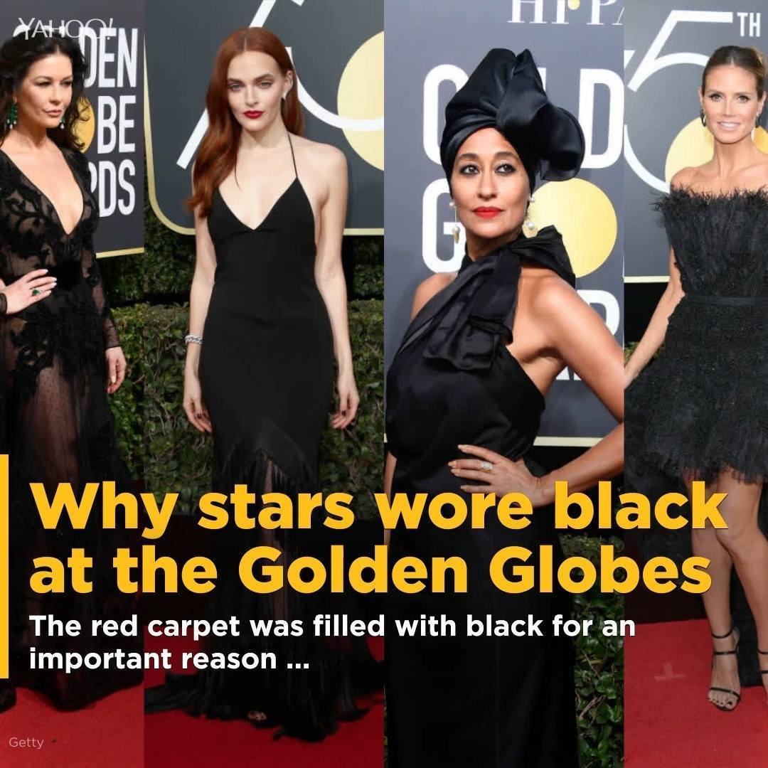 14K views · 150 reactions | Are you wondering why so many stars are wearing black at the Golden Globes? Here's why: http://bit.ly/2m4gPLp | Yahoo Canada