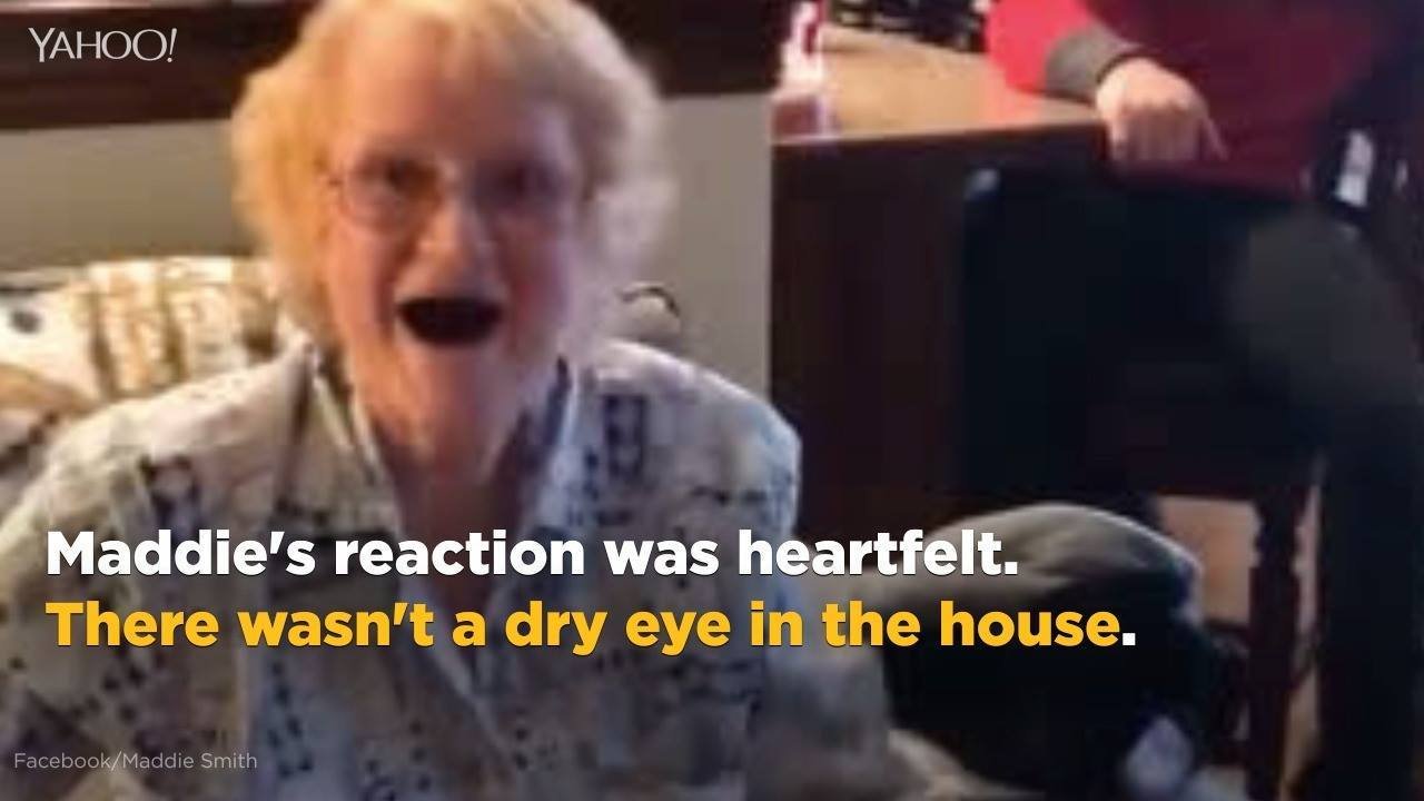 39K views · 208 reactions | This grandma with stage 4 cancer got quite a surprise... http://bit.ly/2Dqf8PI | Yahoo News